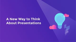 For most people, using presentation software to create slide decks
has become second nature: You simply choose a design te...