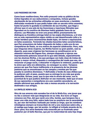 ODFXUWLGDWURSDKDFLpQGRODFDHUHQXQDHPERVFDGDGHMDQGRD
'LRQLVRVVRORVLQGHIHQVDSRVLEOHDQWHpOTXHOHDWDFDEDFRQVXKDFKD
GHGREOHKRMDGLVSXHVWRDDFDEDUFRQVXDYHQWXUDPLOLWDU'LRQLVRVVH
GLRFXHQWDGHTXHKDEtDQFDPELDGRODVWRUQDVDQRSRGtDFRQWDUFRQ
VXVKXHVWHVGHViWLURVPpQDGHVQRWXYRPiVUHPHGLRTXH
DEDQGRQDUHOFDPSRGHEDWDOODKXLUKDFLDHOPDUSDUDVDOYDUVHFRPR
IXHUDGHOTXHSRGtDVHUHO~OWLPRDWDTXHGHVXSHOLJURVRDVWXWR
HQHPLJR(QODPRUDGDGH7HWLVKDOOyHVFRQGLWHHODVRPEUDGR'LRQLVRV
WRGDYtDVLQUHSRQHUVHGHODVRUSUHVDGDGDSRU/LFXUJRDVXWURSD'H
QXHYRODEXHQDDEXHOD5HDOOHJyHQDXGDGHVXQLHWRFRQVLJXLy
OLEHUDUDVXVRULJLQDOHVVROGDGRVDOWLHPSRTXHSRQtDDOUH/LFXUJRHQ
HOWHPLEOHWHUULWRULRGHODORFXUDFRQHVDUHSHWLGDPDQLSXODFLyQTXHORV
GLRVHVKDFHQGHODVPHQWHVGHORVPRUWDOHV(OUHSHUGLGDODUD]yQ
XWLOL]yODWHUULEOHKDFKDFRQWUDVXKLMRWRPiQGROHSRUXQDFHSDSRUHVD
SODQWDUHSUHVHQWDWLYDGH'LRQLVRVFRPRWDOIXHSRGDQGRORV
PLHPEURVGHVXKLMR'ULDQWHFRPRXQDEXUODGHVXDIiQSRUDFDEDUFRQ
HOGLRV'LRQLVRVVDOLyGHVXHVFRQGLWHPDULQRVHHQFRQWUyFRQOD
OLEHUDFLyQGHVXVJHQWHVFRQODPXHUWHFUXHOGHOKLMRGHOORFRUHFRQ
XQDWLHUUDPDOGLWDSRUODLQRFHQWHVDQJUHYHUWLGDHQODPXHUWHGH
'ULDQWH$QWHODGHVHVSHUDFLyQGHORVWUDFLRVHOGLRVVHDSLDGyGHVX
GHVYHQWXUDOHVSURPHWLyTXHVHUHSDUDUtDHOGDxRFDXVDGRSRU
/LFXUJRFRQODPDOGLFLyQGHODVGLRVDV%DVWDEDSDUDTXHODWLHUUD
YROYLHUDDVHUIpUWLOTXHVHODYDVHFRQODVDQJUHFXOSDEOHGH/LFXUJR

/$6'2608(57(6'(/,85*2

6HFXHQWDTXHORVWUDFLRVTXHFRPRDVHKDGLFKRQXQFDWXYLHURQ
PRWLYRVUDFLRQDOHVSDUDTXHUHUDVXVREHUDQRDSURYHFKDURQHOFRQVHMR
GLYLQRGHFLGLHURQGDUOHXQDPXHUWHWHUULEOH$UURMDURQDOGHPHQWH
HQWUHORVFDEDOORVVDOYDMHVODVEHVWLDVWDUGDURQSRFRHQGHVFXDUWL]DU
DOUHRORFRHQODFXPEUHGHOPRQWH3DQJHR

6HFXPSOLyHOGHVHRGHOMRYHQGLRVUHVWDEOHFLHQGRVXVDQJUHHOSRGHU
JHUPLQDWLYRGHODVWLHUUDVGHFXOWLYRVHTXLWyHOSXHEORGHHQFLPDDO
LQVDQRUHTXLHQSRFDRSRVLFLyQSRGtDDSUHVHQWDUDOUHQFRUGHVXV
KDVWLDGRVV~EGLWRV3HURWDPELpQVHGLFHTXHHOUH/LFXUJRQRVH
HQIUHQWyFRQHOSRGHURVRJHQHUDOYLFWRULRVRHOGLRVHQORTXHFLGRVLQR
TXHLQWHQWyPDWDUOHDpODVXVJHQWLOHVSURWHFWRUDVFXDQGRQRHUD
PiVTXHXQQLxRFXDQGRWRGDYtDHVWDEDHQPDQRVGHHVDVERQGDGRVDV
1LQIDVGHODV+tDGHV/DFULDWXUDVDOLyFRUULHQGRKDFLDHOPDUSDUD
UHIXJLDUVHWDPELpQHQHVWDRFDVLyQHQODJUXWDGH7HWLV(QHVWDYHUVLyQ
GHOPLWR/LFXUJRWDPELpQHUDXQVHURGLDGRSHURQRVyORSRUHOSXHEOR
OODQRHLPSRWHQWHVLQRSRUHO2OLPSRHQSOHQRQRHVGHH[WUDxDUTXH
=HXVGHIHQGLHQGRGHQXHYRDVXKLMRDODVFLQFRPDWHUQDOHV1LQIDV
KDJDXVRGHODVDUPDVGHVXSDQRSOLDGLYLQDODQFHFRQPDQRFHUWHUD
 