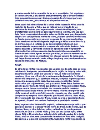 WHQtDSRGHUSDUDSHWULILFDUFRQVXPLUDGDDWRGDFULDWXUDHQXQ
DODUGHGHYDORUFRUWDODFDEH]DGH0HGXVDKXHFRQHOODDORPRVGHO
PtWLFRFDEDOORDODGR3HJDVR$VtDUULEDUiPiVWDUGHDODLVODGH6pULIRV
ODFXDOHVWiJREHUQDGDSRUHOUH3ROLGHFWHVTXHSUHWHQGDFDVDUVHFRQ
'iQDHPDGUHGH3HUVHRDORTXHpVWHVHRSRQtDH[SUHVDPHQWH(Q
DXVHQFLDGHOKpURH3ROLGHFWHVLQWHQWyYLRODUD'iQDH(QWHUDGR3HUVHR
VHSURSXVRHVFDUPHQWDUOHDOPLVPRWLHPSRGHYROYHUODPHUHFLGD
GLJQLGDGDVXPDGUHTXHSDUDHYLWDUVHUPDQFLOODGDSRUHOFRUUXSWRUH
VHKDEtDUHIXJLDGRHQXQWHPSOR3HUVHRSXVRDQWH3ROLGHFWHVOD
KRUULEOHFDEH]DGH0HGXVDDOLQVWDQWHpVWHTXHGyFRQYHUWLGRHQXQD
SLHGUDLQIRUPH$FRQWLQXDFLyQHOKpURHVHHULJLyHQUHUHJDOyOD
FDEH]DGH0HGXVDDODGLRVD$WHQHDTXHODFRORFyHQHOOXJDUPiV
GHVWDFDGRYLVLEOHGHVXHVFXGR

/$0$6$0$%/('(/$65,$785$6

8QDYH]PiVODYHUVLyQTXH2YLGLRGDGHOPLWRGHODV*RUJRQDVGH
0HGXVDGLILHUHVHQVLEOHPHQWHGHODOHHQGDWUDGLFLRQDO$OILQDOGHO
EDQTXHWHFXDQGRDWRGRVORViQLPRVHVWDEDQDUUXOODGRVSRUHO
RSWLPLVPRGHORVYLQRVKDEOy3HUVHRDFHUFDGHODVFRVWXPEUHVXVRV
GHOSDtVHIHRURJyOHTXHOHVFRQWDUDFyPRFRQVLJXLyDTXHOODFDEH]D
GH0HGXVDFXRVFDEHOORVQRHUDQVLQRYtERUDV(QHOUHLQRGHO$WODV
GLMR3HUVHRH[LVWHXQDFLXGDGIRUWLILFDGDFRQDOWDVPXUDOODVFXD
FXVWRGLDIXHFRQILDGDDODVKLMDVGH)RUFLVTXHWHQtDQXQVRORRMRSDUD
DPEDV$SURYHFKDQGRHOPRPHQWRHQTXHXQDGHHOODVSUHVWDEDHORMR
DODRWUDRSHQHWUpHQODFLXGDGOOHJXpKDVWDHOSDODFLRGHODV
*RUJRQDVDGRUQDGRFRQODVILJXUDVGHODVILHUDVGHORVKRPEUHVDORV
TXHODYLVWDGH0HGXVDKDEtDSHWULILFDGR3DUDHYLWDUTXHPHHQFDQWDVH
DPtRQRODPLUpVLQRUHIOHMDGDHQPtHVFXGR$SURYHFKpVXVXHxROH
FHUFHQpODFDEH]D

3UHJXQWiURQOHGHVSXpVD3HUVHRSRUTXp0HGXVDWHQtDVHUSLHQWHVHQ
YH]GHFDEHOORV(VXQDKLVWRULDGLJQDGHYXHVWUDFXULRVLGDG2VODYR
DFRQWDU0HGXVDHQXQWLHPSRIXHODPiVDPDEOHGHODVFULDWXUDV
,QVSLUyJUDQGHVSDVLRQHV3HURHVWDEDHQDPRUDGDVREUHWRGRGHVXV
FDEHOORV3RVHLGyQHOODSURIDQDURQXQWHPSORGH$WHQHDDQWHFXRV
RMRVSXVLHURQVXSURSLRHVFXGRSDUDTXHQRYLHUDFyPRUHWR]DEDQ3DUD
FDVWLJDUWDPDxRGHVDFDWRFDGDFDEHOORGHVHGDRURGH0HGXVDVH
WUDQVIRUPyHQXQDLQPXQGDYtERUD9tERUDVTXHJUDEDGDVHQVX
HVFXGRXWLOL]DDKRUDHOODSDUDYHQJDUVHGHVXVHQHPLJRV

/$6)85,$6

'HHQWUHODVFULDWXUDVLQIHUQDOHVODV)XULDVWDPELpQOODPDGDV(ULQLDV
VREUHVDOHQSRUDPRUKDFLDVXVIXQFLRQHVPLVLRQHV6HHQFDUJDEDQGH
FDVWLJDUDTXLHQHVGHQRVWDUDQODLQVWLWXFLyQIDPLOLDUOOHYDEDQDFDER
 