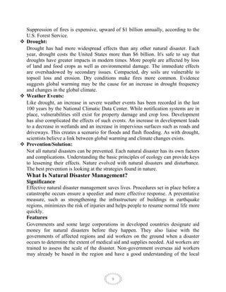 global warming and natural disasters essay
