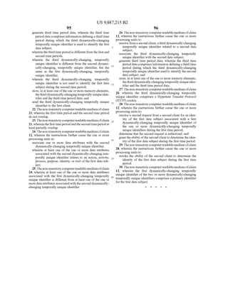 Anonos U.S. Patent Number 9,087,215