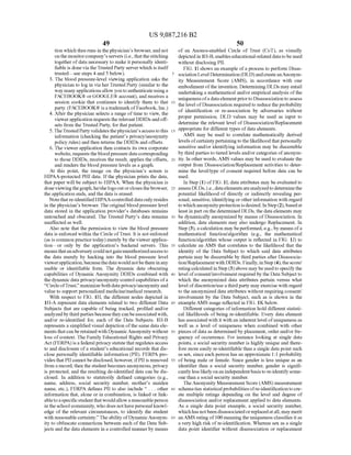 Anonos U.S. Patent Number 9,087,216