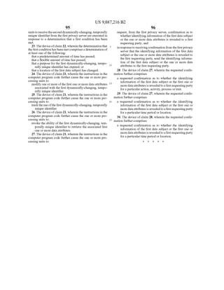 Anonos U.S. Patent Number 9,087,216