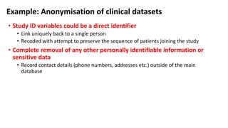 Anonymisation 101 | PPTX