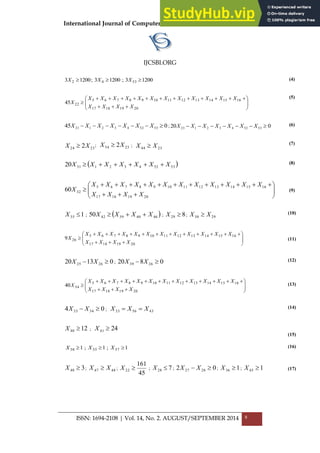 An Optimal Solution To The Linear Programming Problem Using Lingo ...