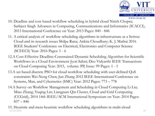 An optimized scientific workflow scheduling in cloud computing | PPTX