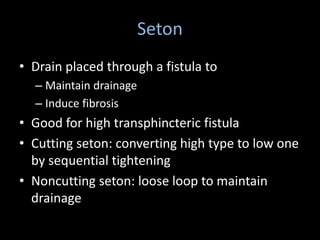 Anorectal infection | PPTX