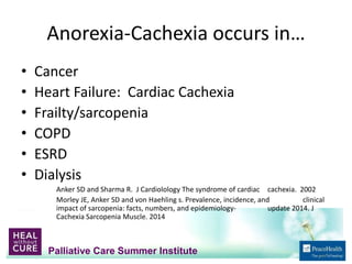 Cachexia Capd Nausea/Vomiting/Anorexia - Bree Johnston | PPTX
