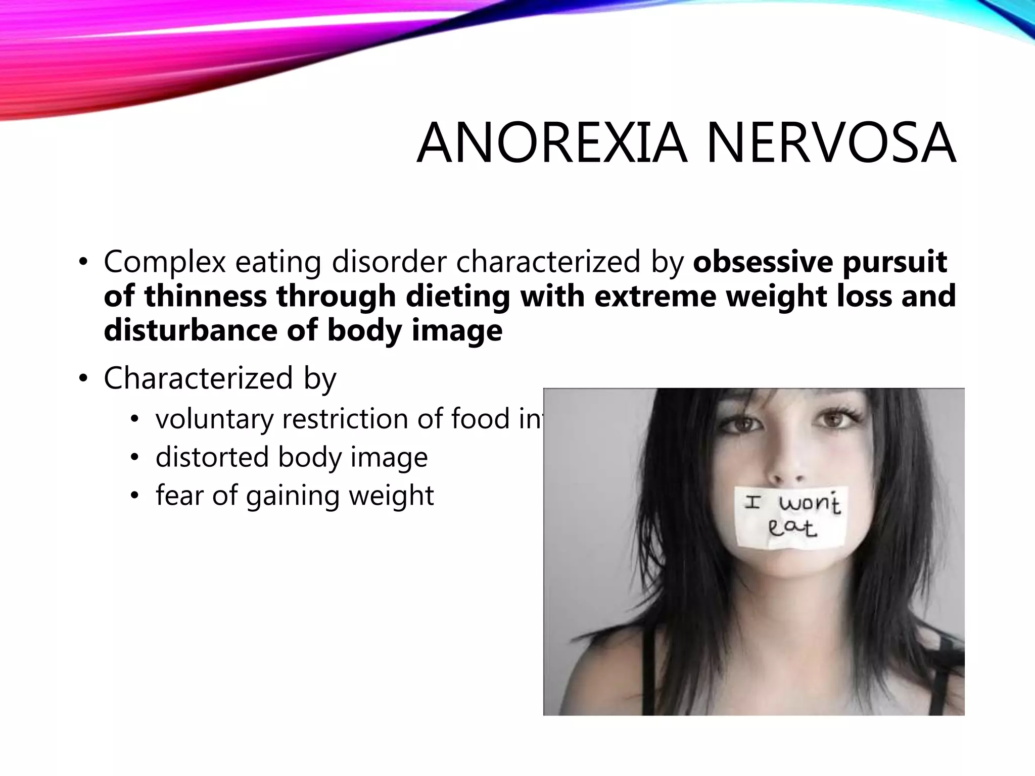 Anorexia Nervosa by Dr. Aryan | PPTX