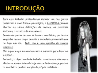 Anorexia Ou SuíCidio