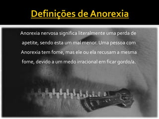 Anorexia Ou SuíCidio