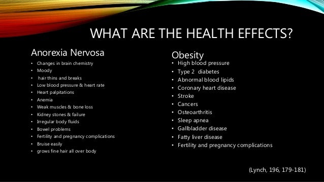 Anorexia and obesity: Two sides of the same coin
Obese Vs Anorexic