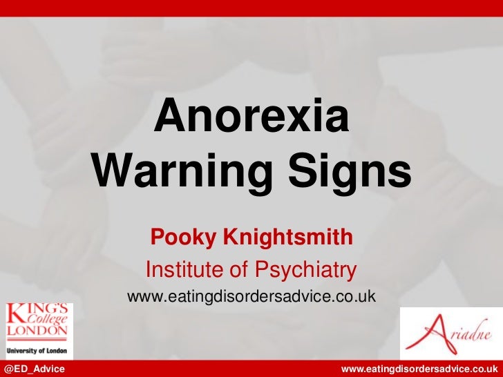 Anorexia warning signs