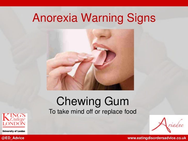 Anorexia warning signs