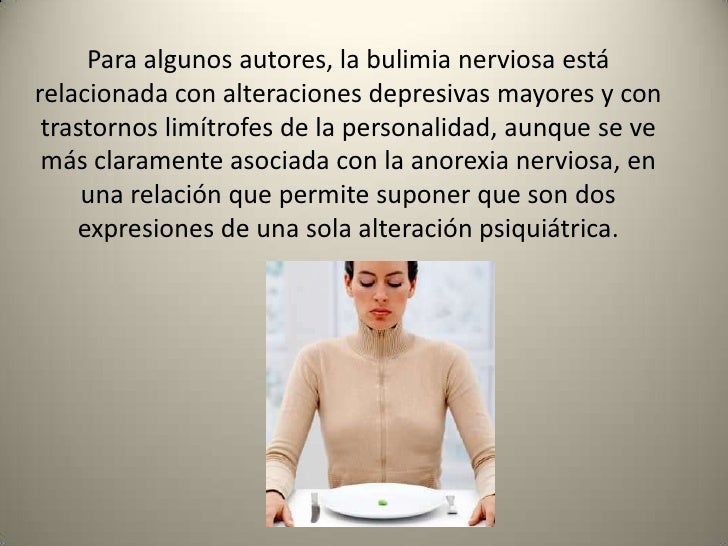 Anorexia Y Bulimia Nerviosa durante la adolescencia
