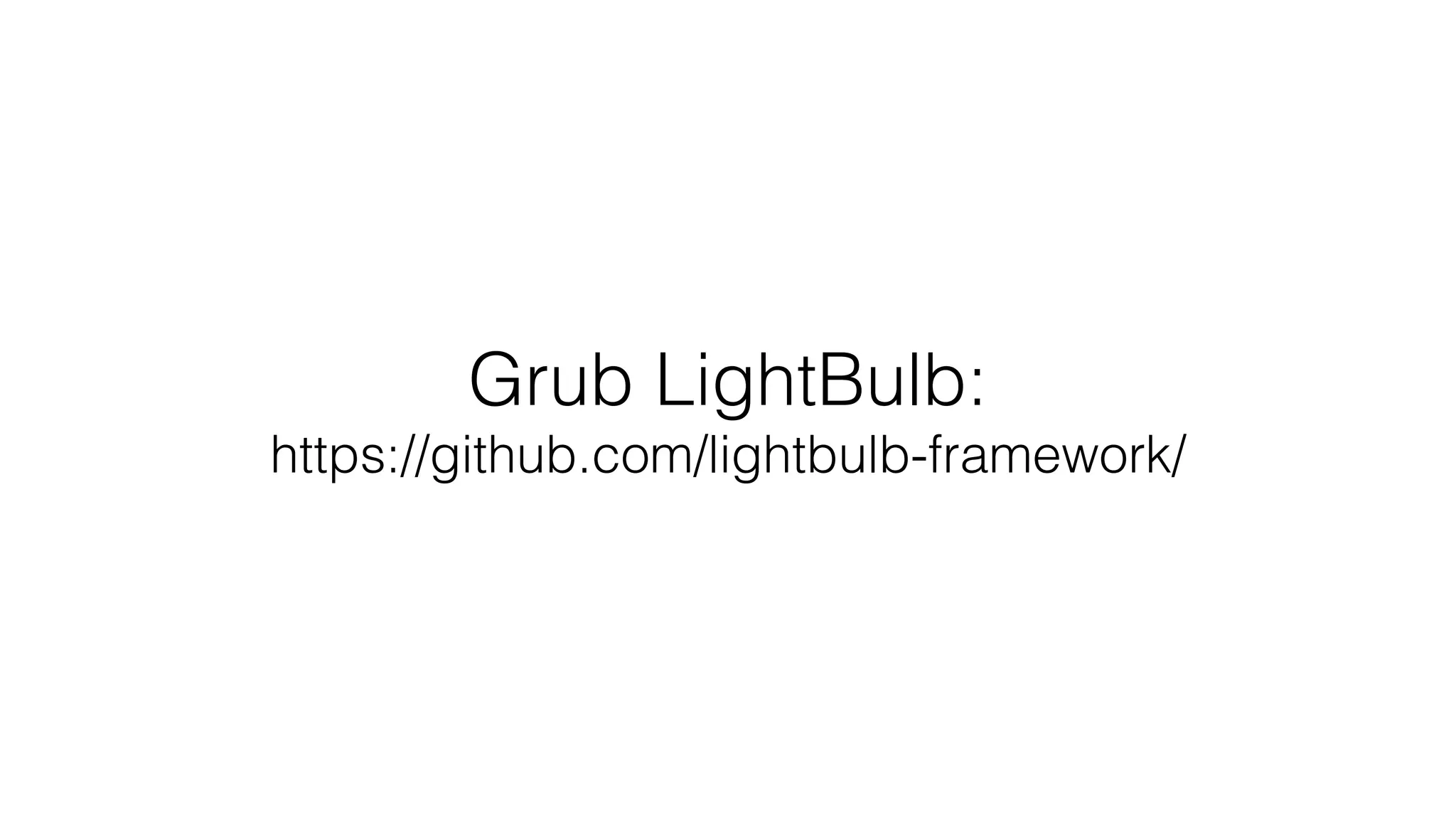 Grub LightBulb:
https://github.com/lightbulb-framework/
 