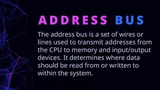Presentation of system Bus of introduction of computer | PPTX