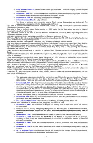An Outline of Jose Rizal's Life | PDF