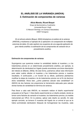 tabla Anova | PDF