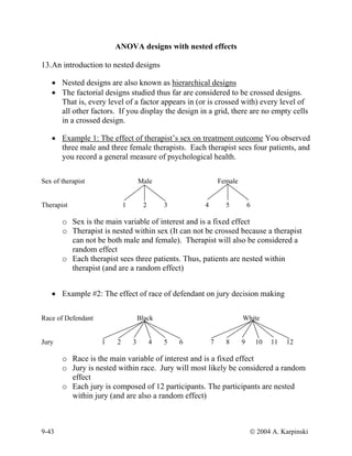 Anova advanced | PDF