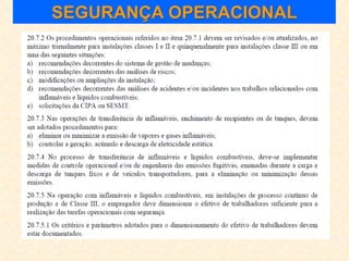 SEGURANÇA OPERACIONAL
 