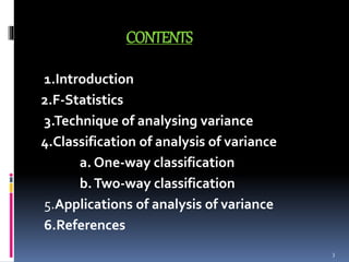 Anova ppt | PPTX | Gardening | Home & Garden