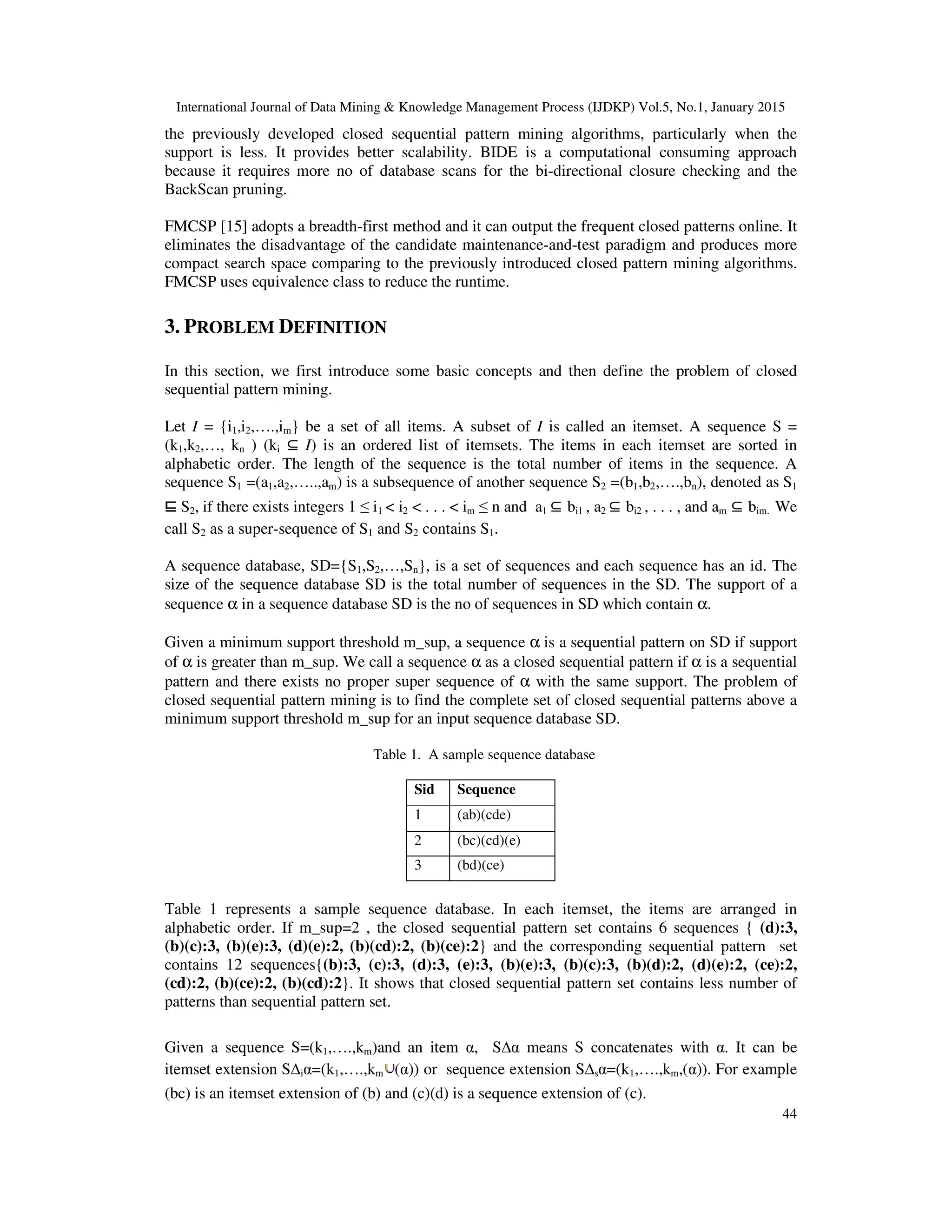 A novel algorithm for mining closed sequential patterns | PDF