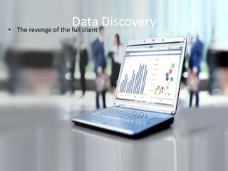 We Need To Fluidly Explore And
Interact With Data
 