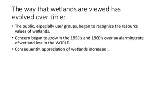 AN OVERVIEW OF WETLANDS MANAGEMENT IN MALAYSIA
• The ecosystem of wetlands in Malaysia is facing overwhelming threats
from...