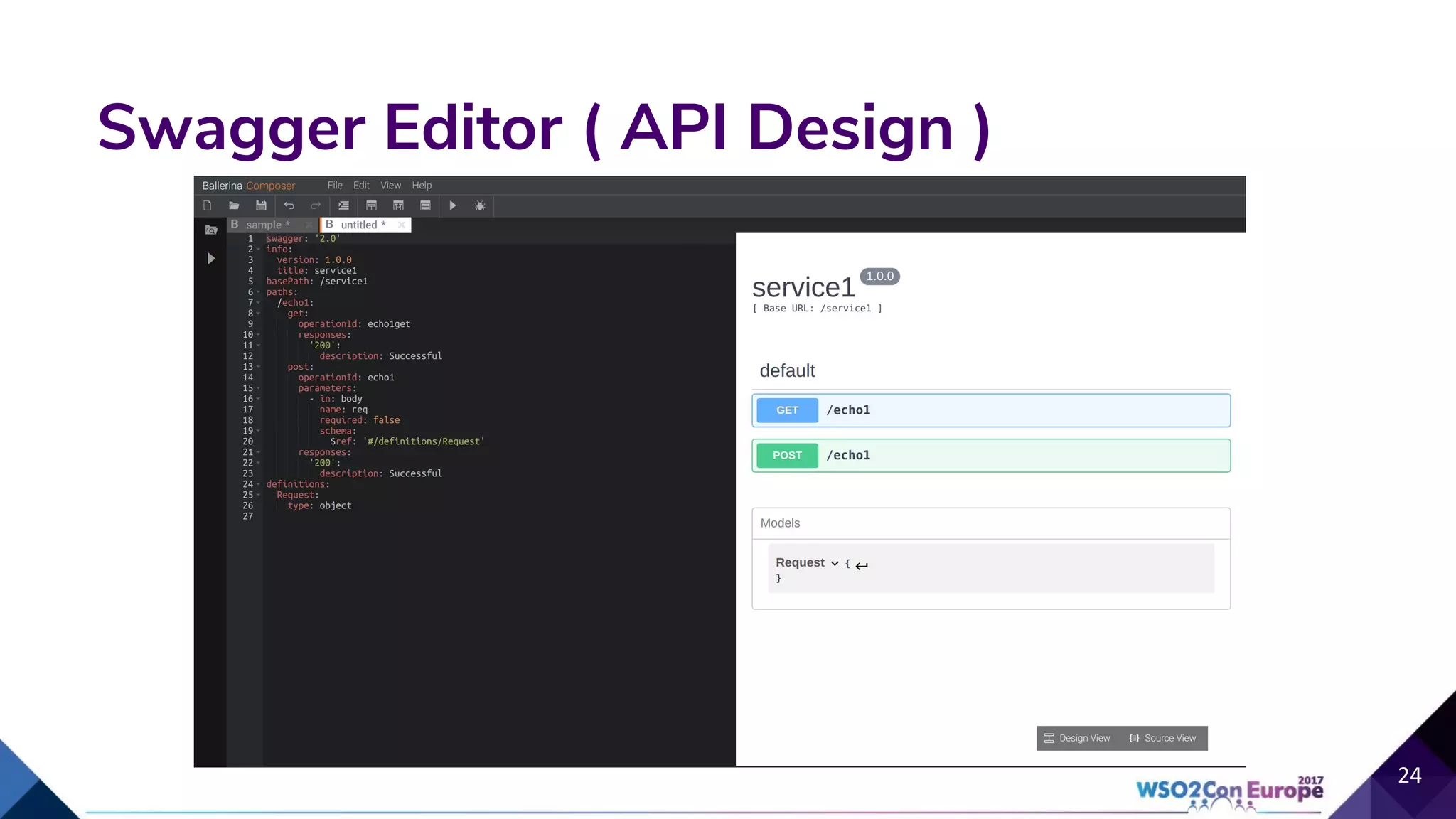 Swagger Editor ( API Design )