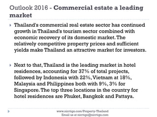 An overview of bangkok, thailand property market 2016 | PDF