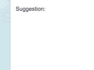 Suggestion:
ETTG report (2011) suggests that in order to guarantee an
efficient allocation and implementation of blended finance, it is
important to:
◦ reduce the complexity of blending mechanisms, for instance by
clearly assigning responsibilities (accountability) in order to avoid
transparency issues
◦ carefully assess the impact that mixing a loan with a grant
element could have on a recipient country in order to avoid
crowding-out other potential sources of funding
◦ define the percentage of the grant element in such a way as to
deter recipient countries from imprudent borrowing
◦ reach agreement among donors on requirements to provide funds
in a timely fashion and avoid delaying decision-making processes
 