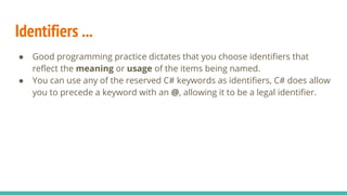 overview of c# | PPT