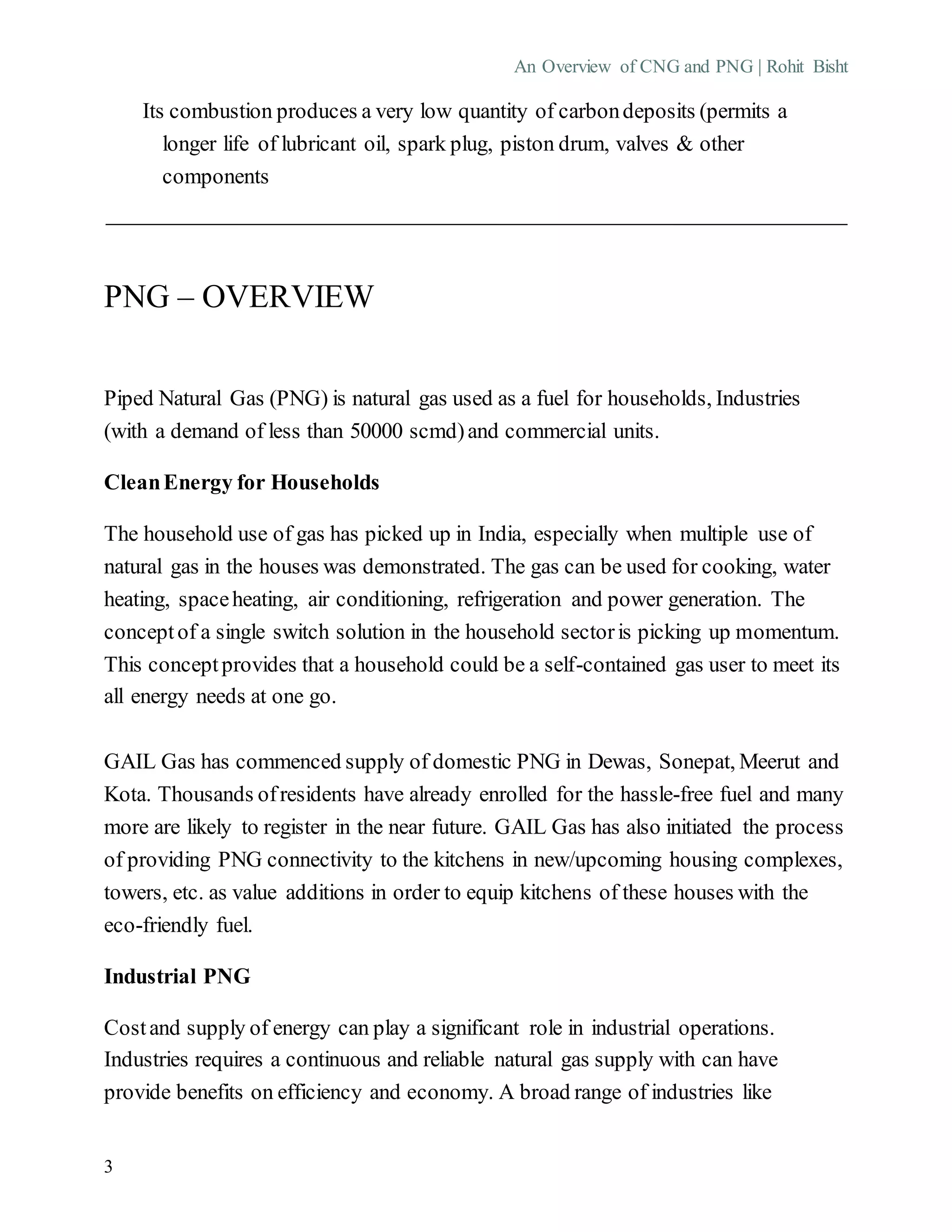 An overview of cng and png | DOCX