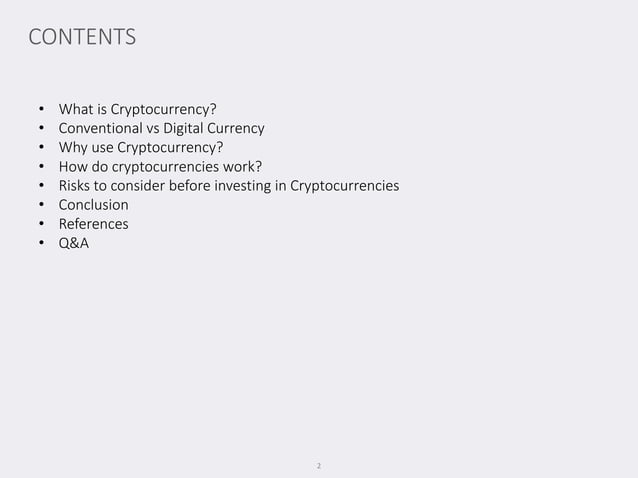 An Overview Of Cryptocurrency Pdf
