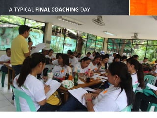 A TYPICAL FINAL COACHING DAY
 