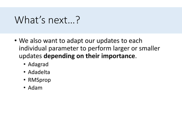 An overview of gradient descent optimization algorithms | PPTX ...