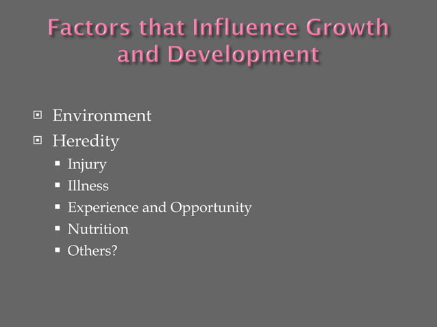 An overview of_growth_and_development | PPT