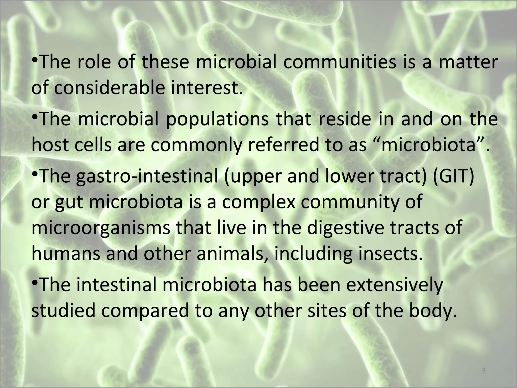 An overview of gut microbiota | PPT