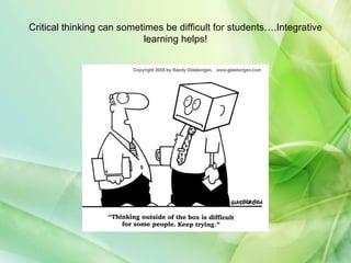 An overview of integrative learning | PPT
