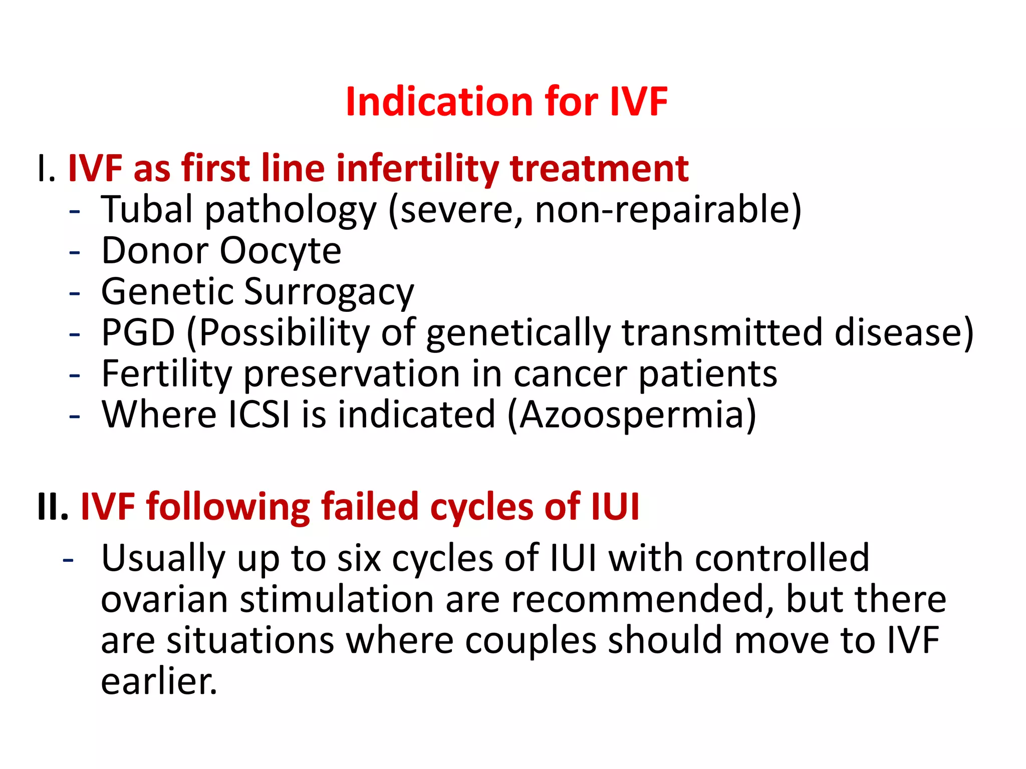 An overview of IVF/ICSI | PPTX
