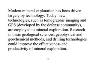 An overview of mining methods | PDF