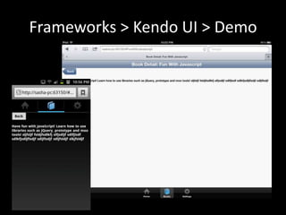 Frameworks > Kendo UI > Demo
 