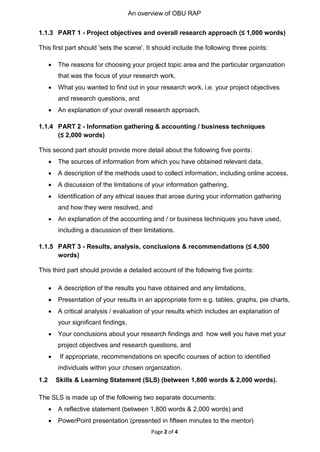 An overview of obu rap | PDF