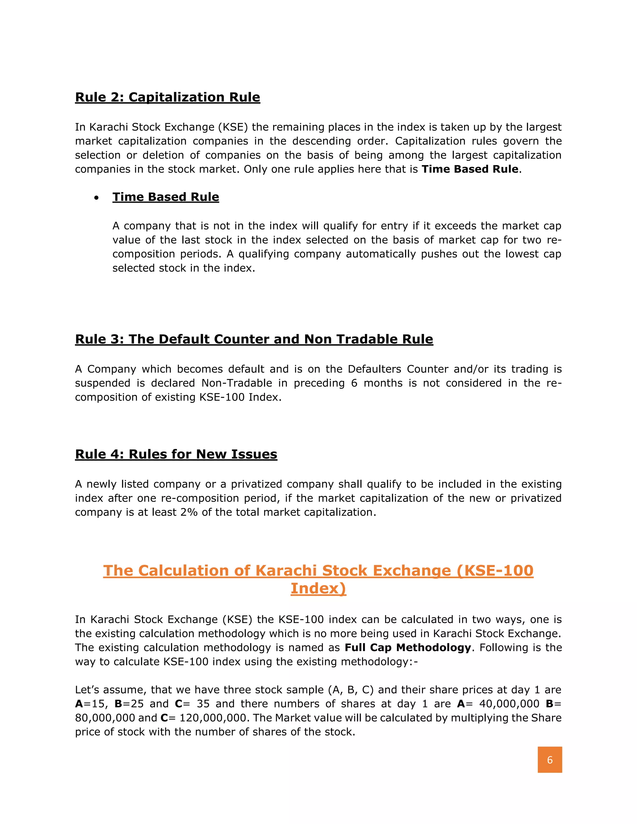 Overview of Karachi Stock Exchange PDF