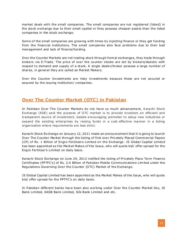 Trading system of karachi stock exchange