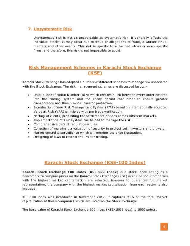 Overview of Karachi Stock Exchange