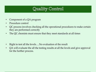 An Overview of Quality Assurance & Role of QA in Pharma Industry .pdf