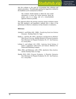 AN OVERVIEW OF QUANTITATIVE AND QUALITATIVE DATA COLLECTION METHODS 5 ...