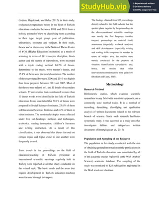 An Overview Of Research On Turkish Language Education A Bibliometry ...